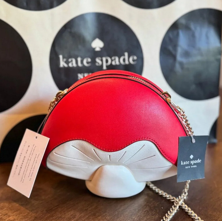 Kate Spade Take a Hike 3D Mushroom Crossbody Purse Chip N Dale – Limited Edition