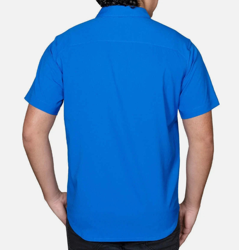 Columbia Men’s Utilizer II Solid Short Sleeve Shirt, Bright Indigo, Size S/P