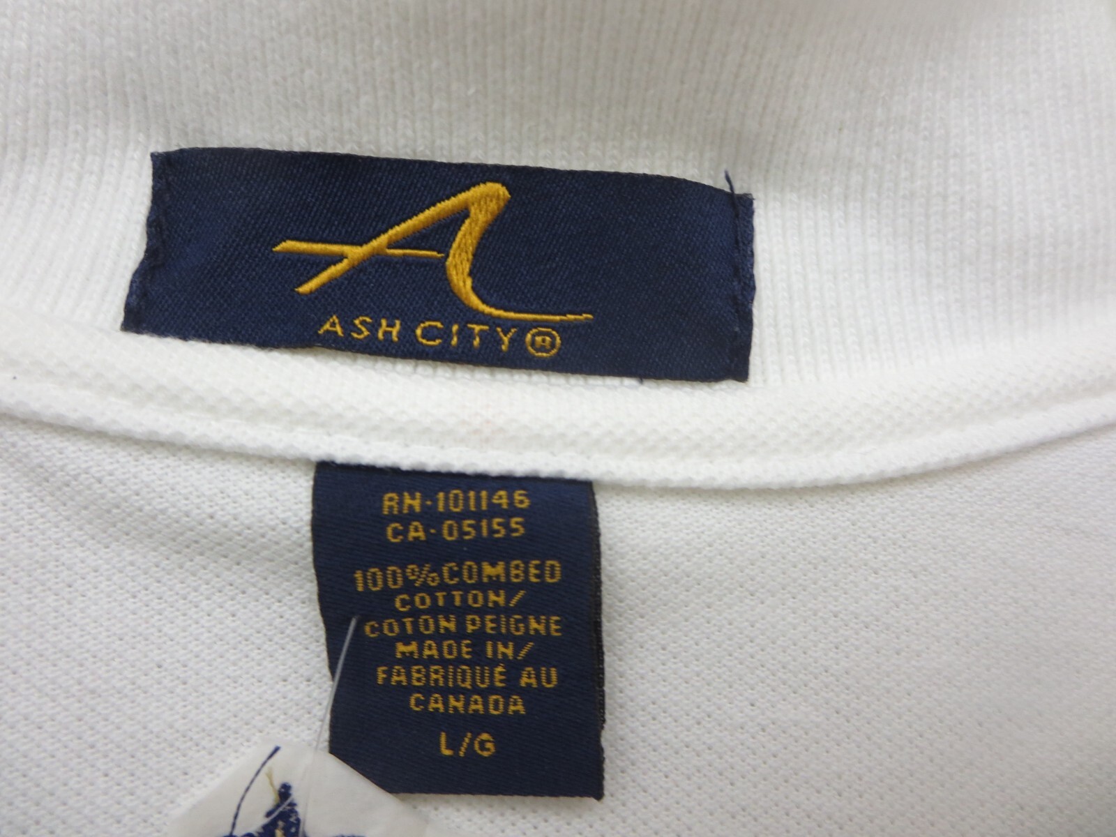 New RARE Army Vs Navy USAA Game Embroidered Polo Shirt by Ash City Size L