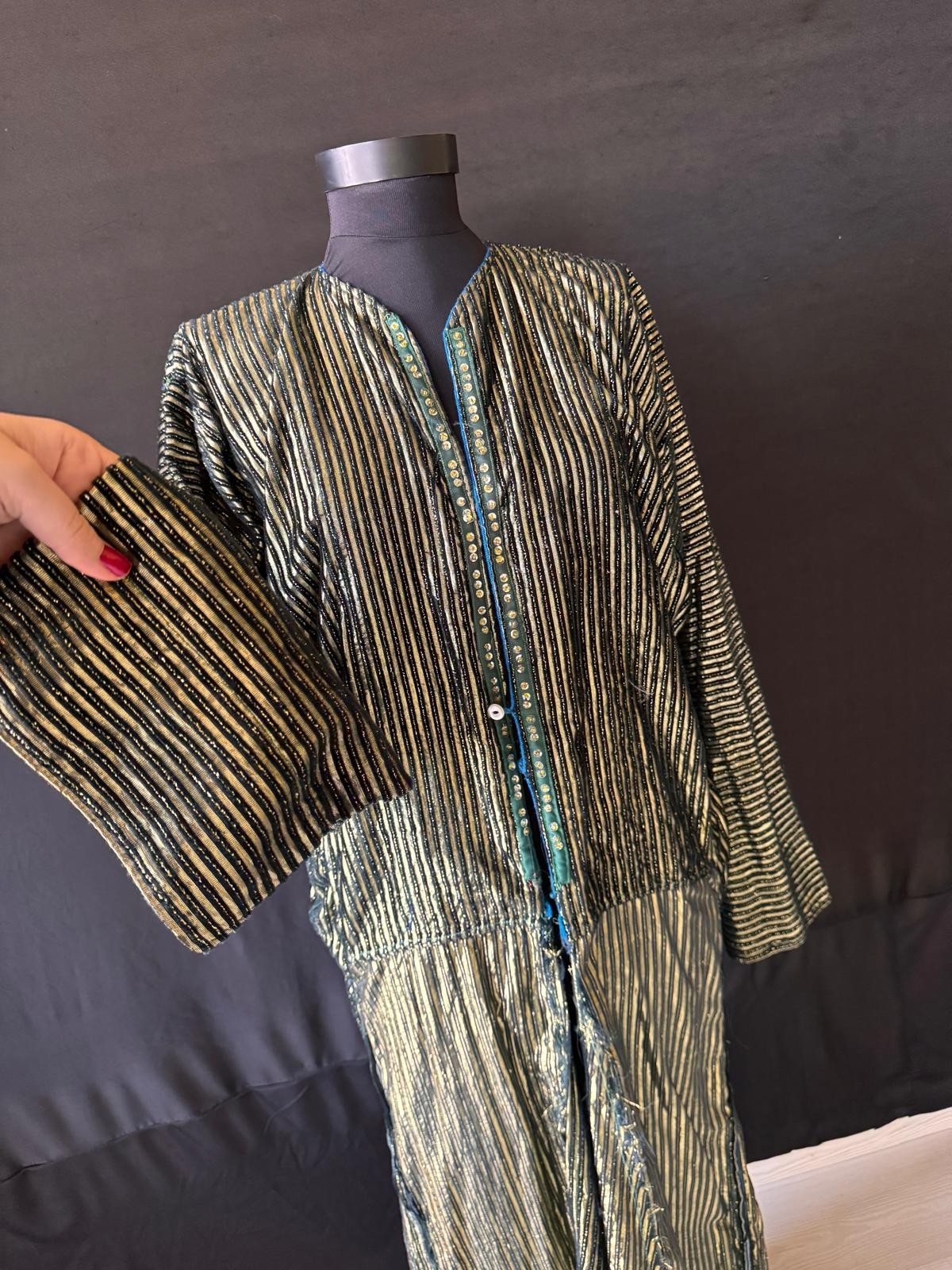 Antique Ottoman Turkish Costume,Anatolian Three Skirts, Antique Kaftan