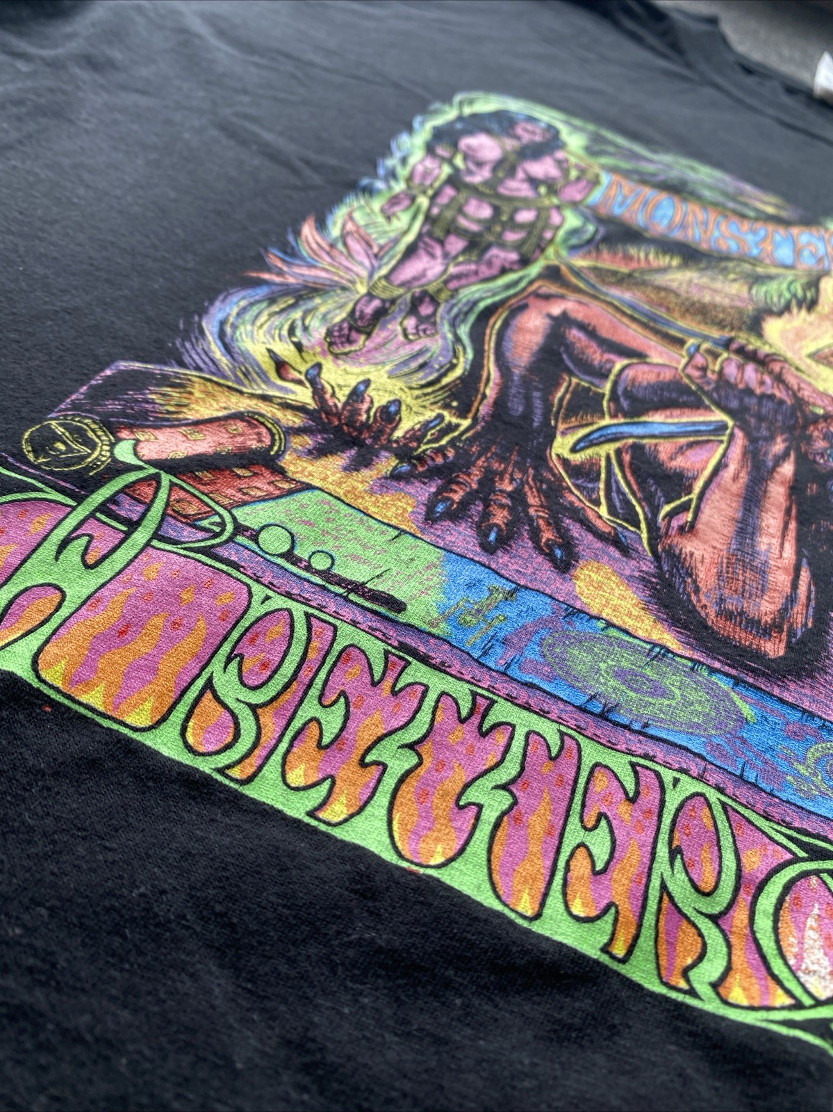 2021 Monster Magnet A Better Dystopia Band Tour Art Black Shirt Mens Xl Rare