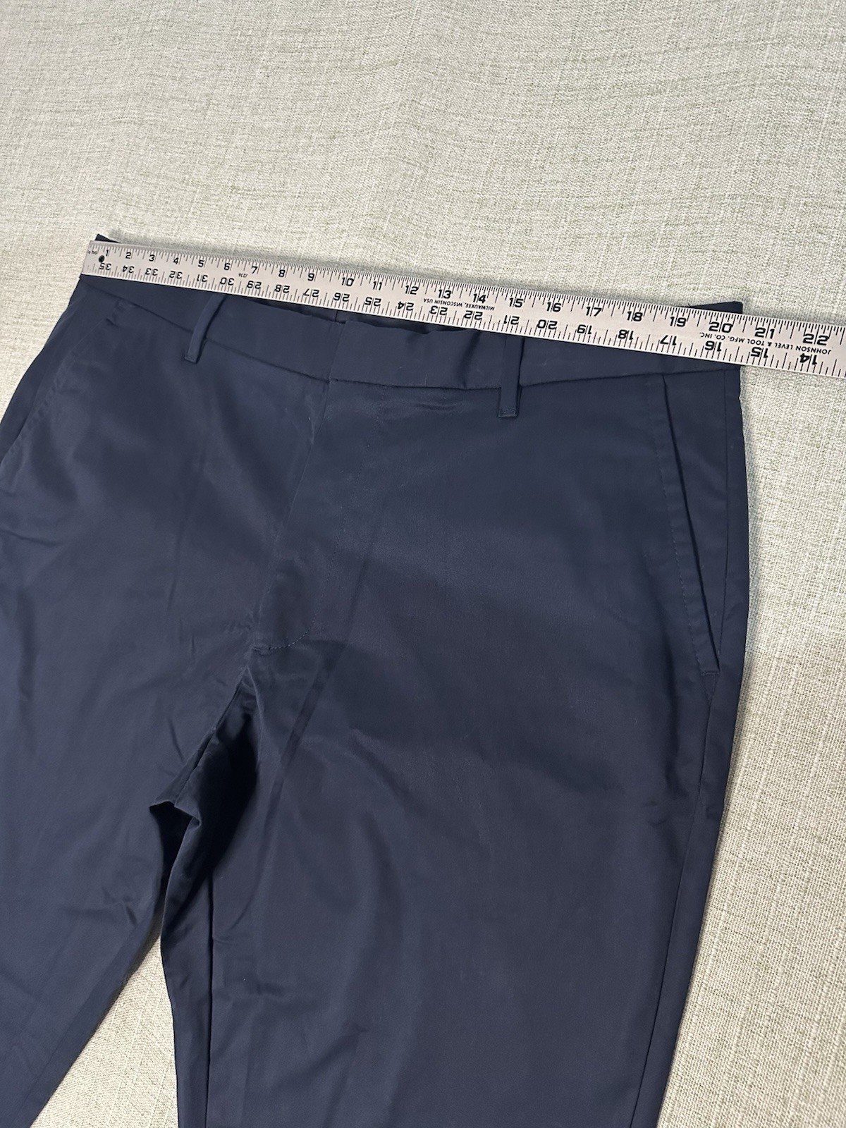 Bonobos Men’s 40×32 Pants Navy Trouser Chinos Slim Fit Flat Front Stretch Slacks