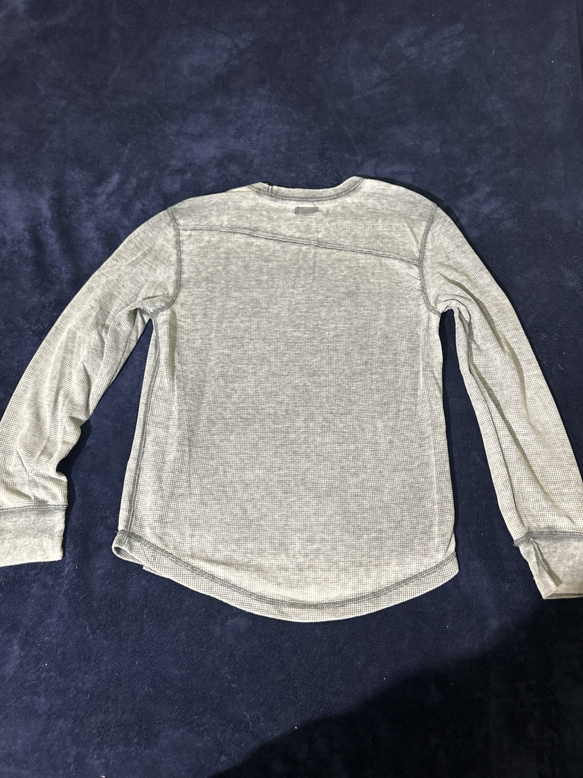 Volcom Gray Thermal Long Sleeve Shirt Medium