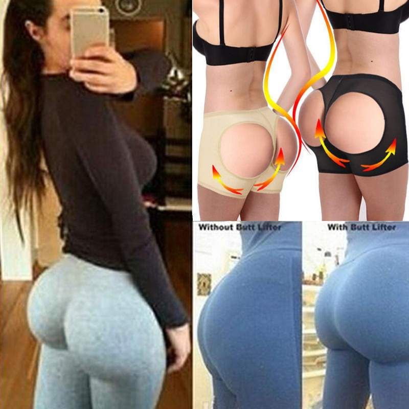 Women Body Shaper Brief Butt Lift Panties Push Up Booster Hip Enhancer Shapewear