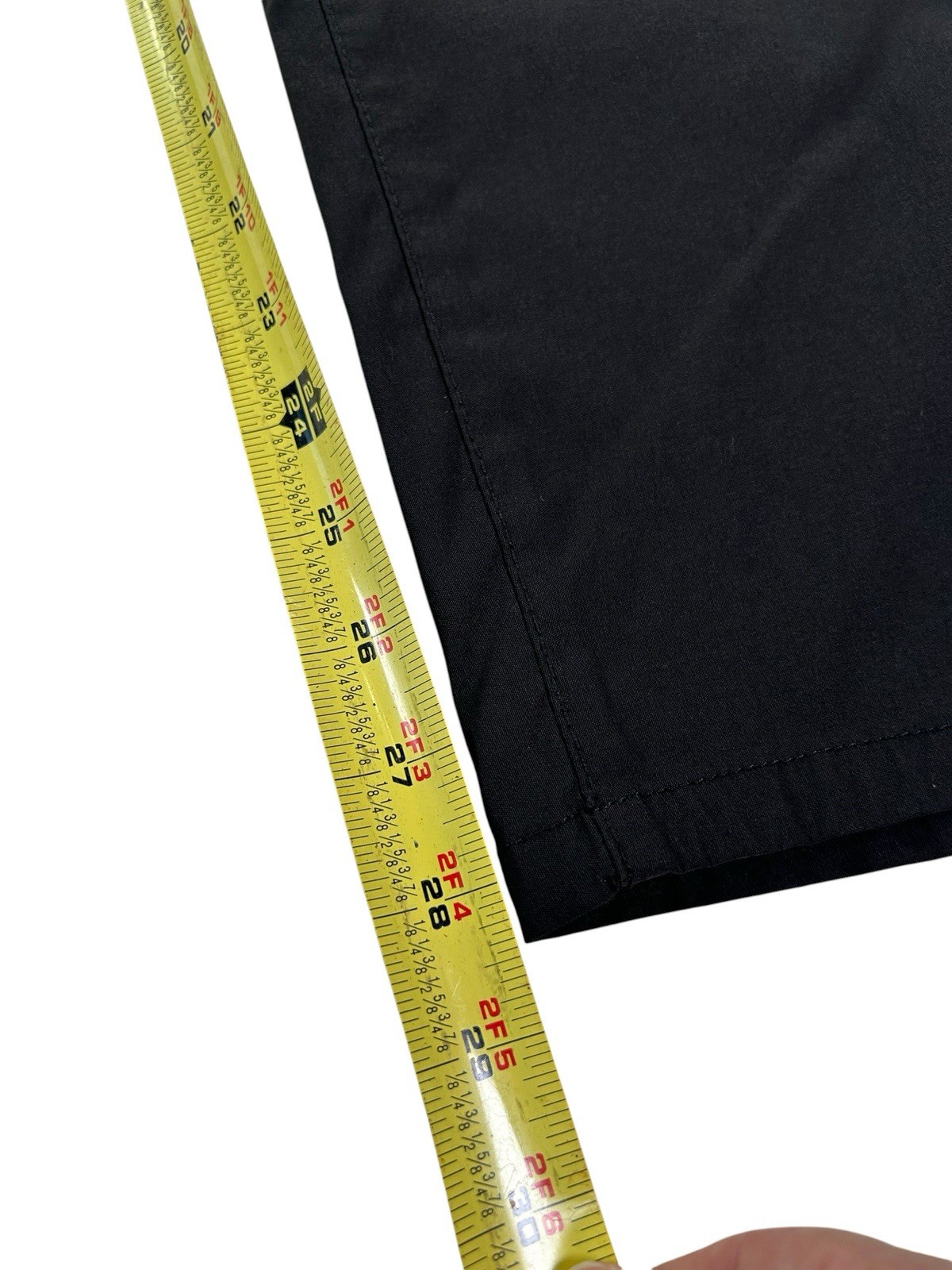 Men’s Denali Black Pants 38W Regular Fit Flat Front Golf Gorpcore Workwear