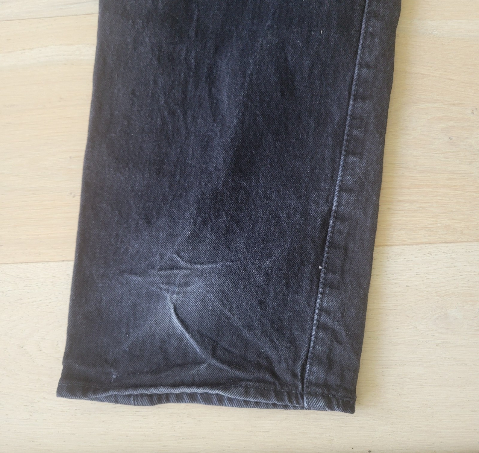 Levi’s 501 Original Fit Jeans Men’s 36×32 Black Wash Straight Leg Classic Denim