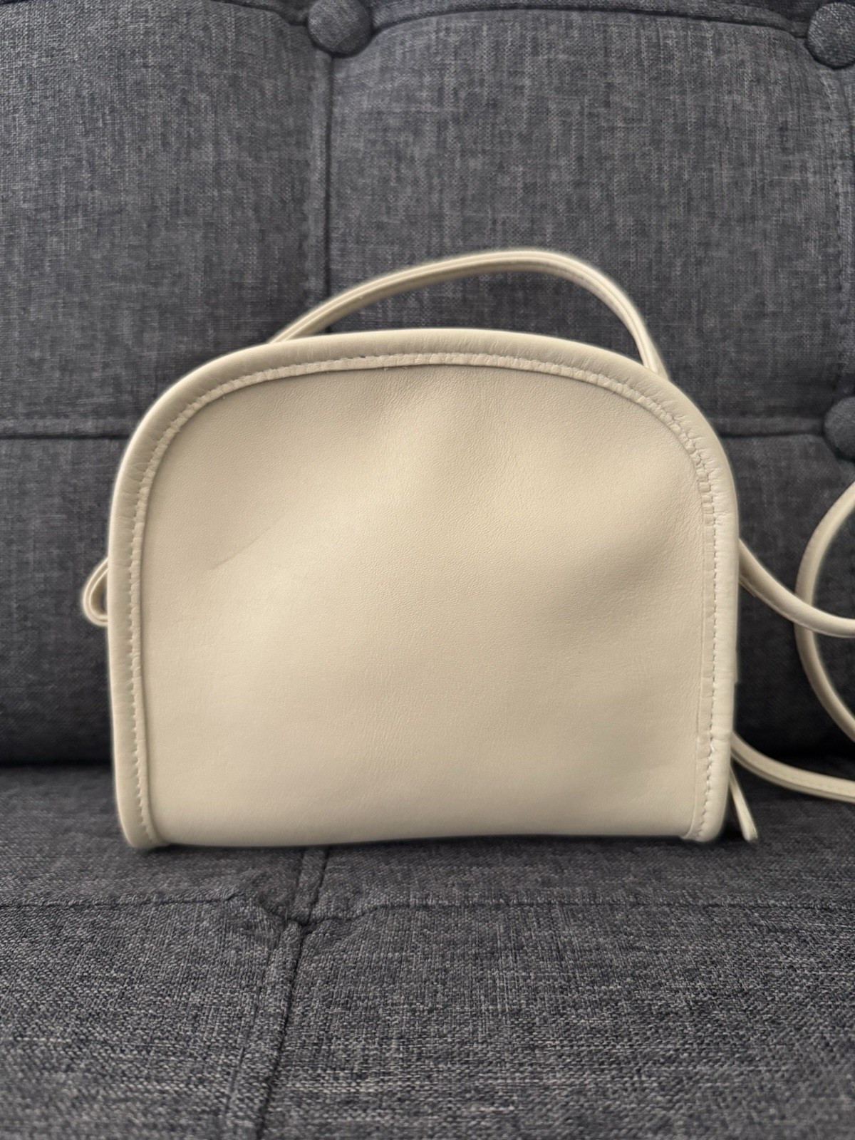 Vintage Coach Abbie Bone Leather Crossbody 9017