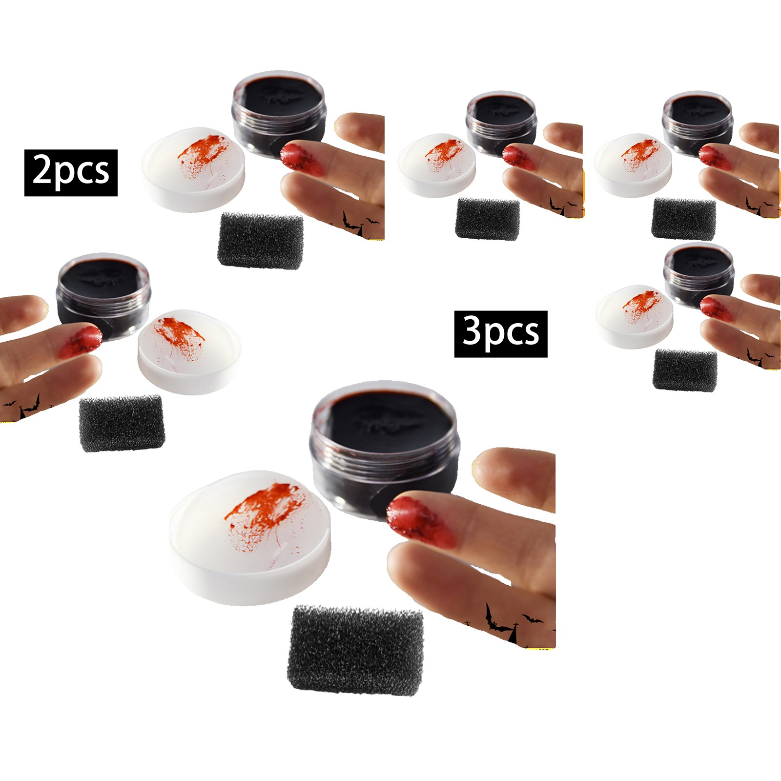 1Pc/2Pcs/3Pcs Halloween Makeup Convenient Fake Blood 30g/1.06 OZ Cosplay Trendy