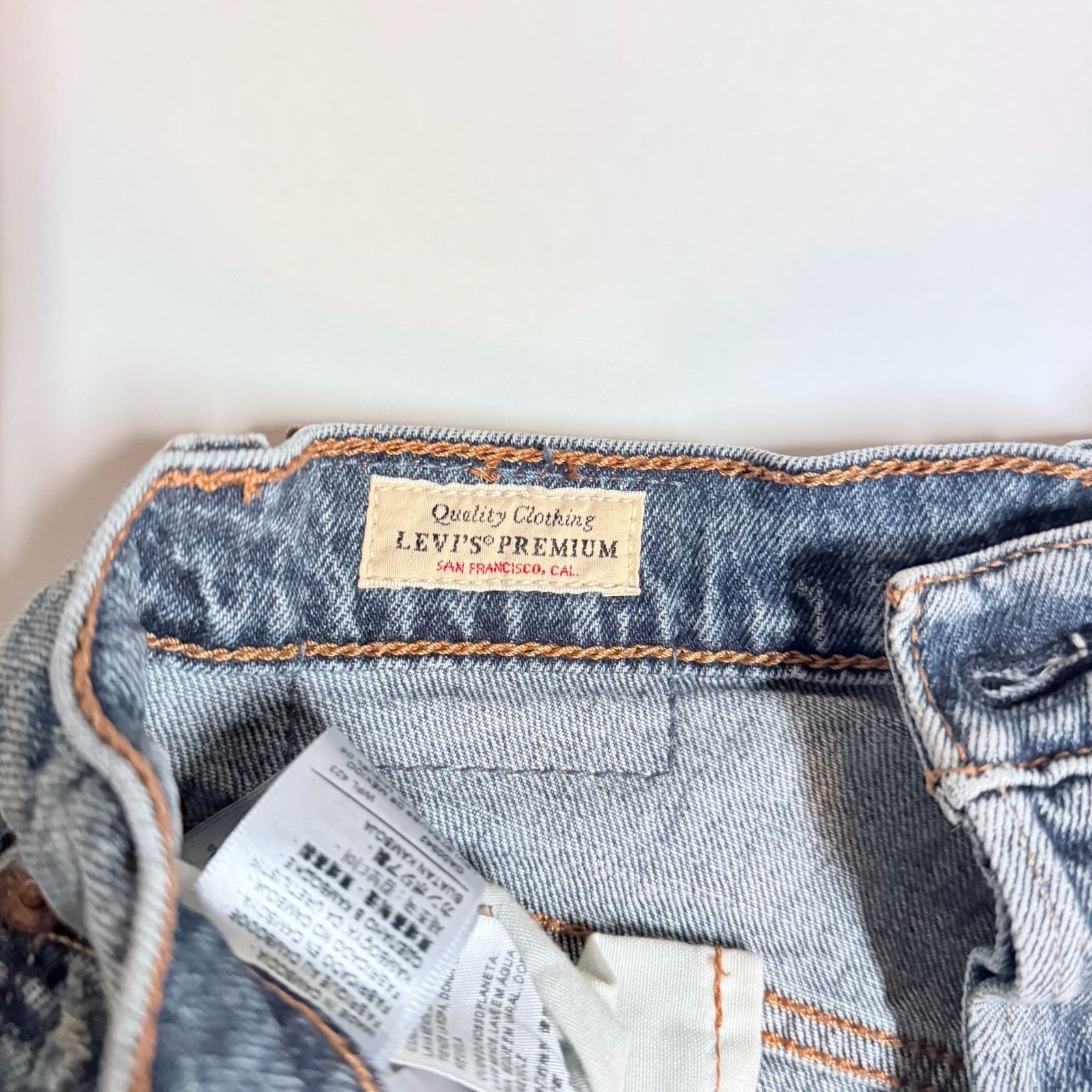 Levi’s Premium 501 Original Cut-Off Denim Shorts