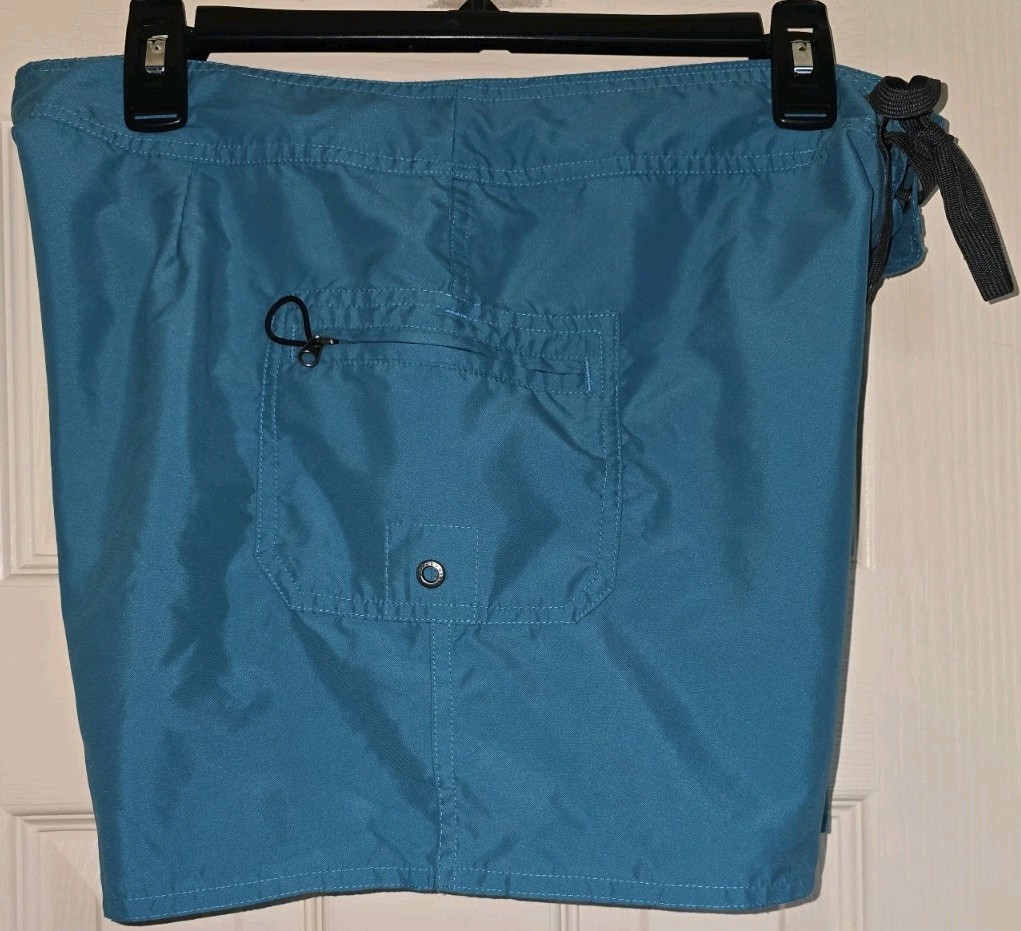 Patagonia Snap & Lace Up Tie Waist 5.5″ Shorts TEAL (Women’s Size 8) PRE-OWNED