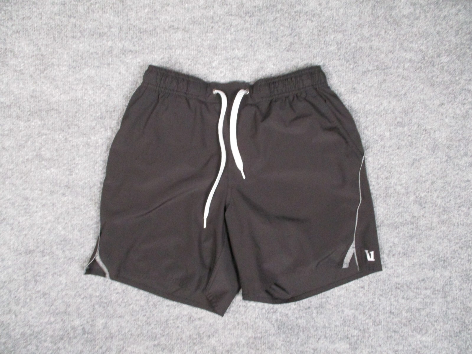 Vuori Shorts Mens Small Black Lined Trail Hiking Outdoor Gym Atheltic