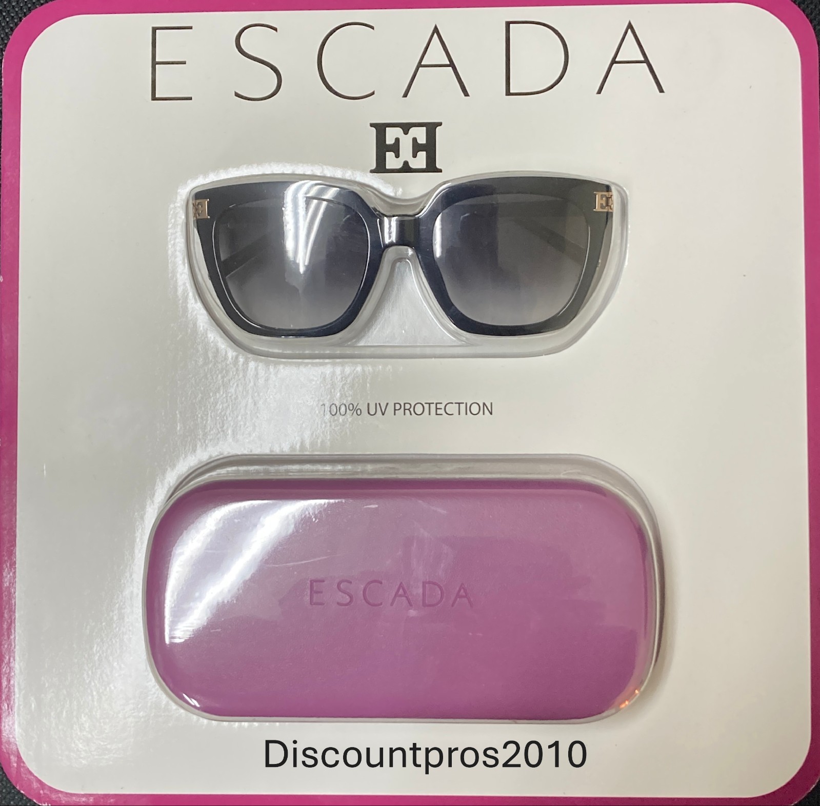 Escada Sunglasses Gradient w/ Case 100% UV Protection Women