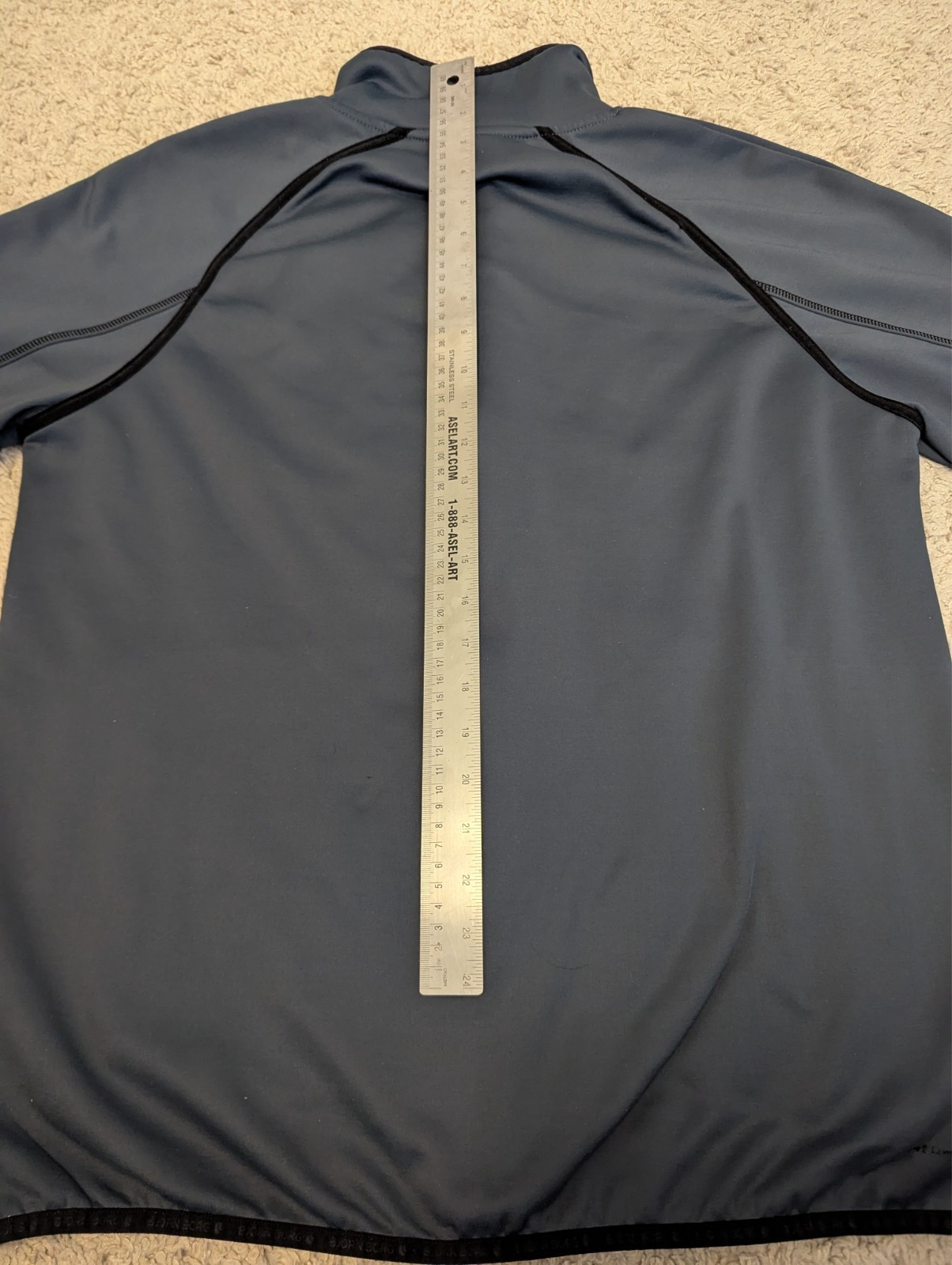 Björn Borg Men’s Full Zip Athletic Jacket Blue US Large YKK Zipper