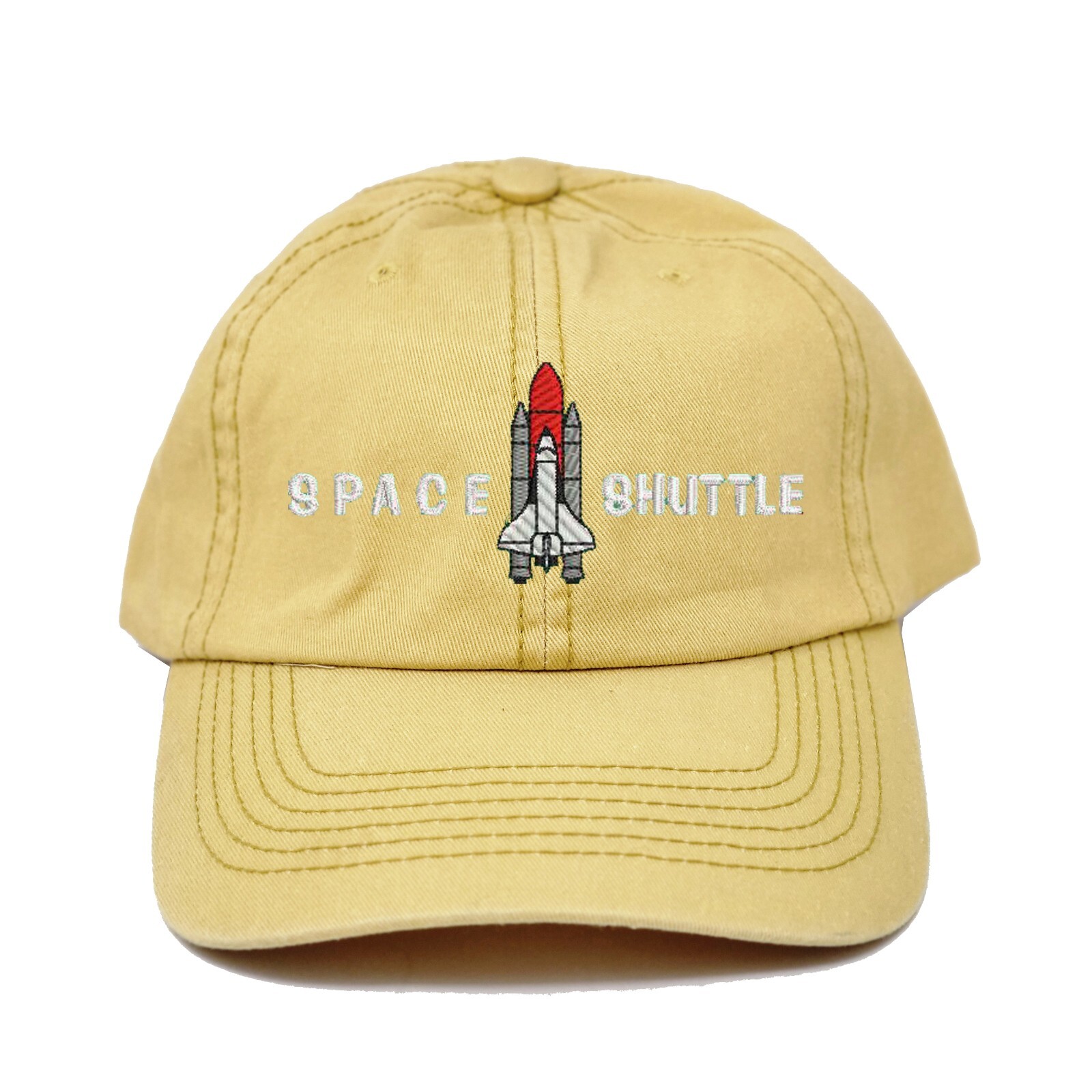 New Space shuttle embroidered dad hat, Spaceship rocket embroidered dad hat cap