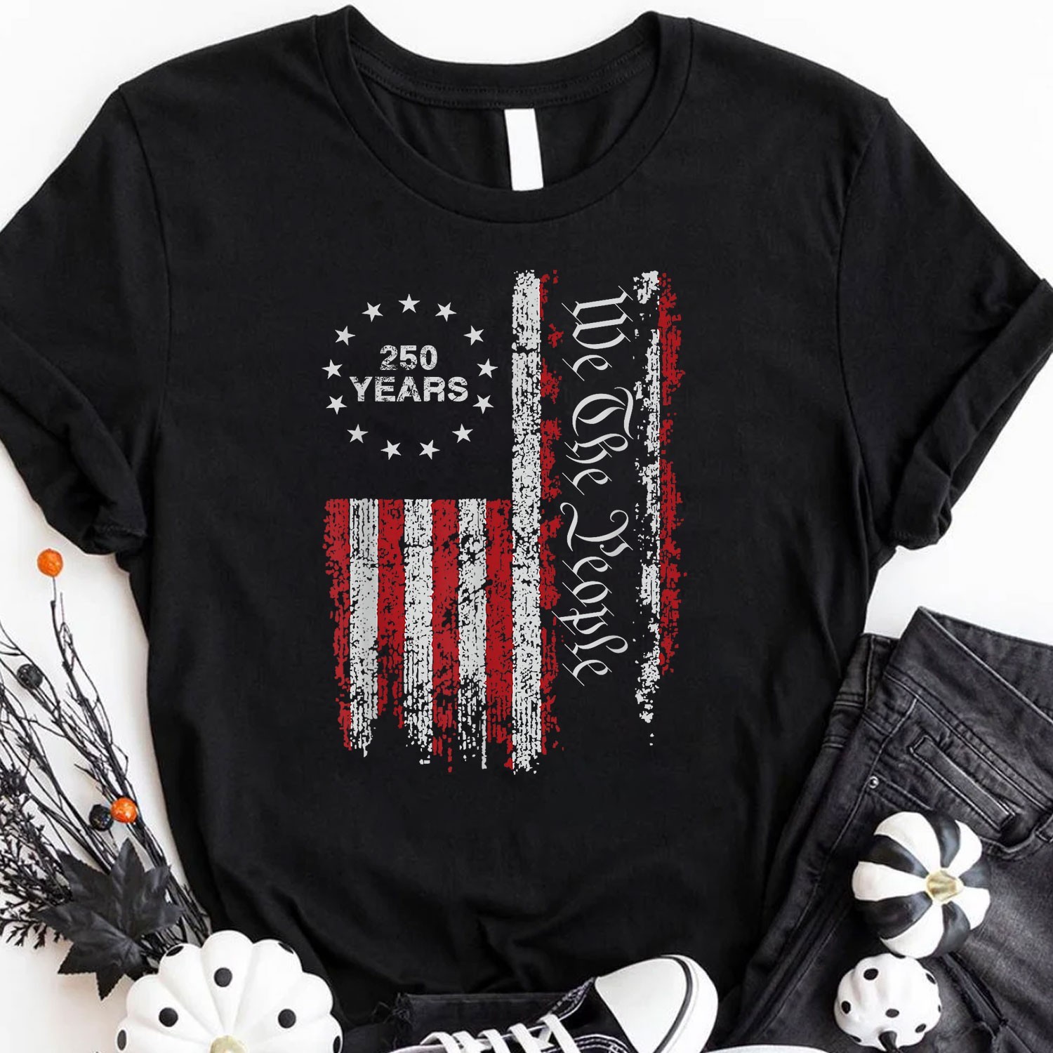 250 Years America Freedom Anniversary Independence Day Patriotic T-Shirt