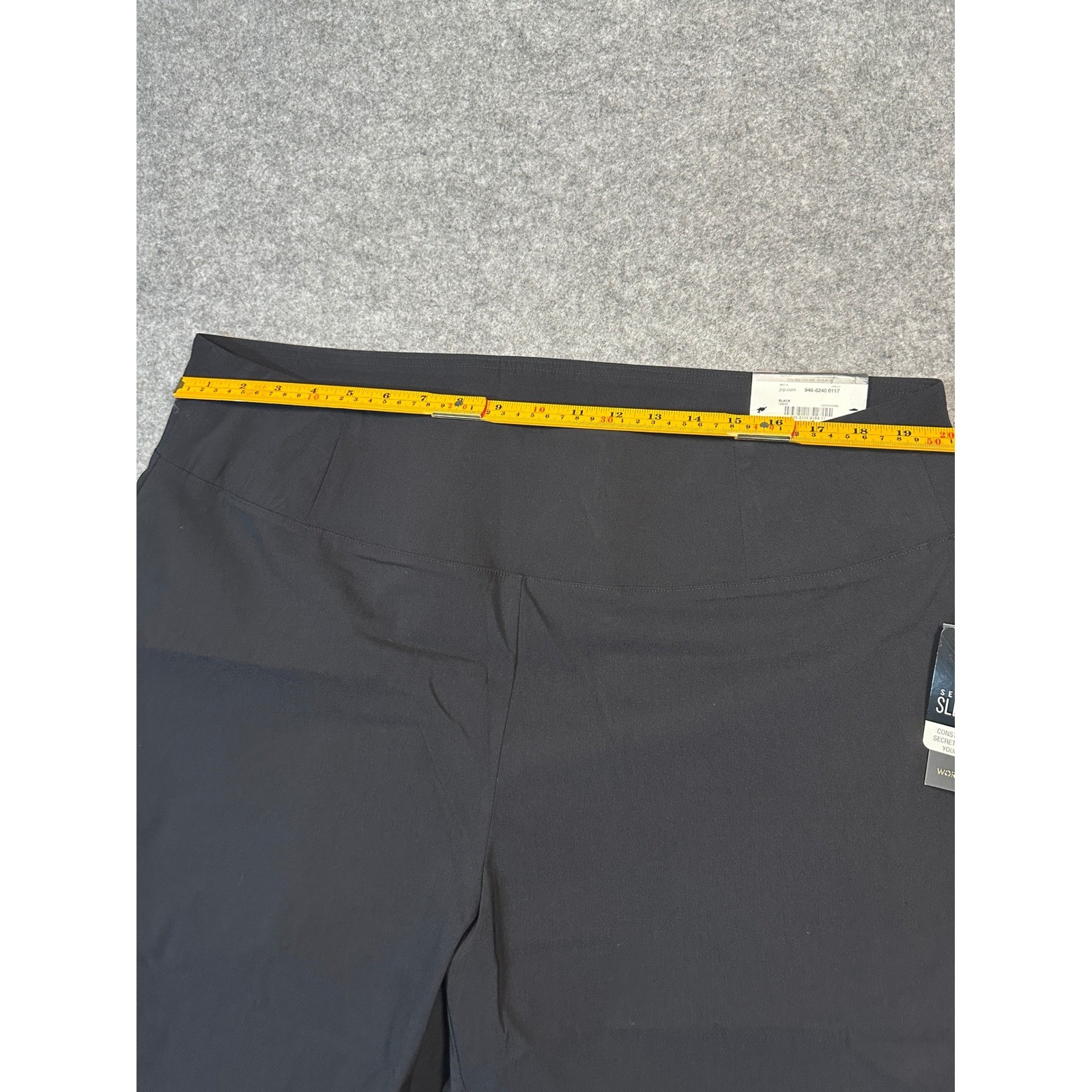 Worthington Secretly Slender Pull-On Skinny Pants 22WS Black Tummy Control