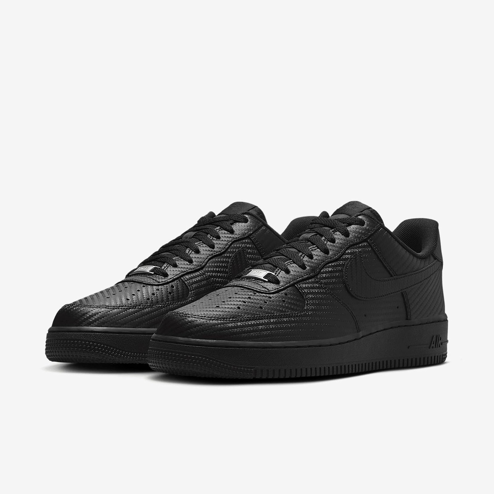 Nike Air Force 1 ’07 Men’s Shoes (HF2886-001, Black/Black) Size 7.5 – Black/Blac