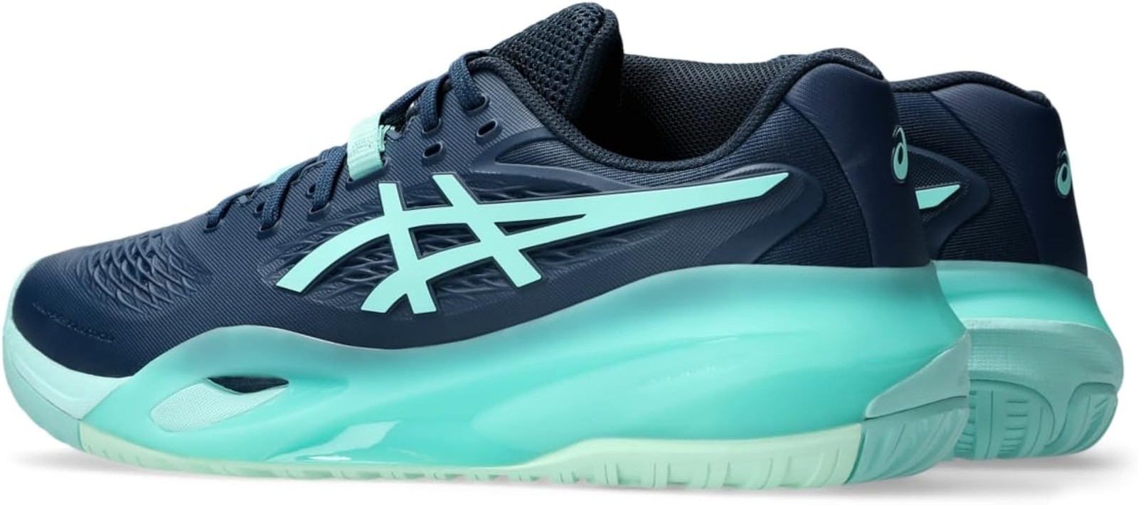 ASICS Men’s, Gel-Dedicate 8 Pickleball Shoe – Night Sky/Illuminate Mint – 7.5