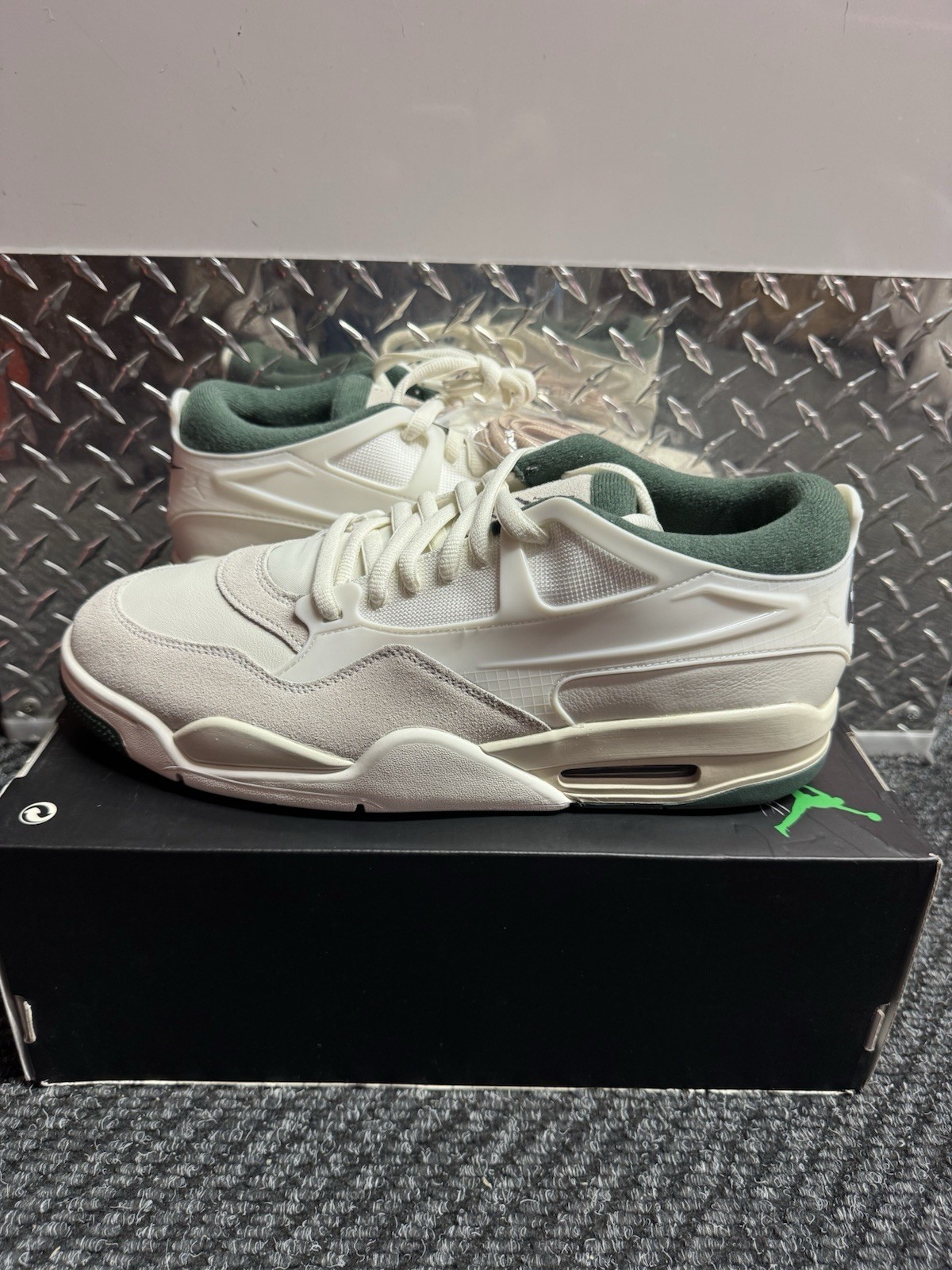 🔥 Nike Air Jordan 4 RM ‘Light Cream Midnight Green’ FQ7939 105 Men’s Size 13