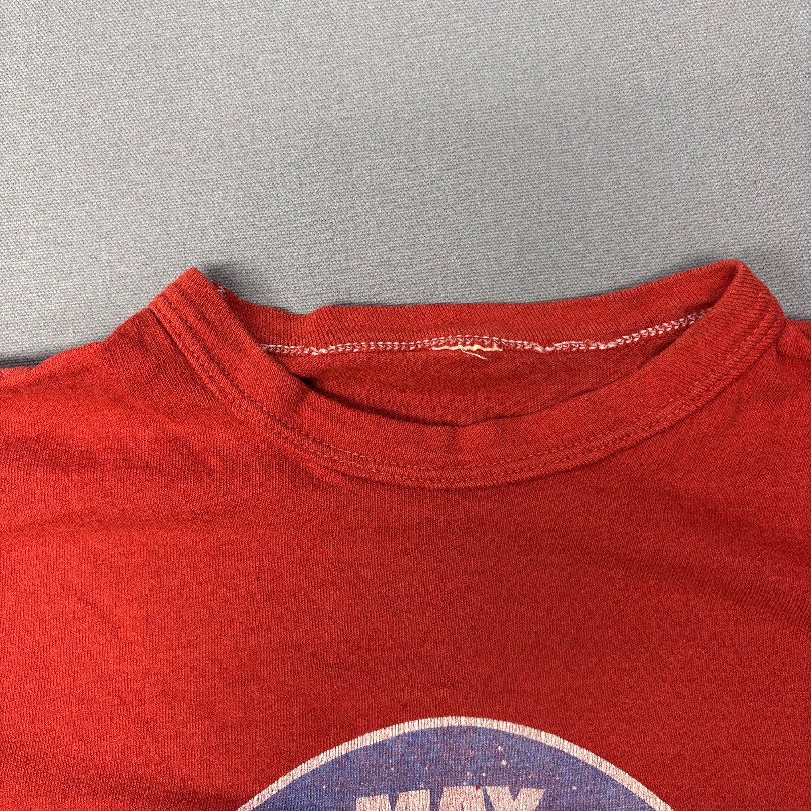 Vintage 1977 Star Wars T Shirt Sz Youth M? Red C07