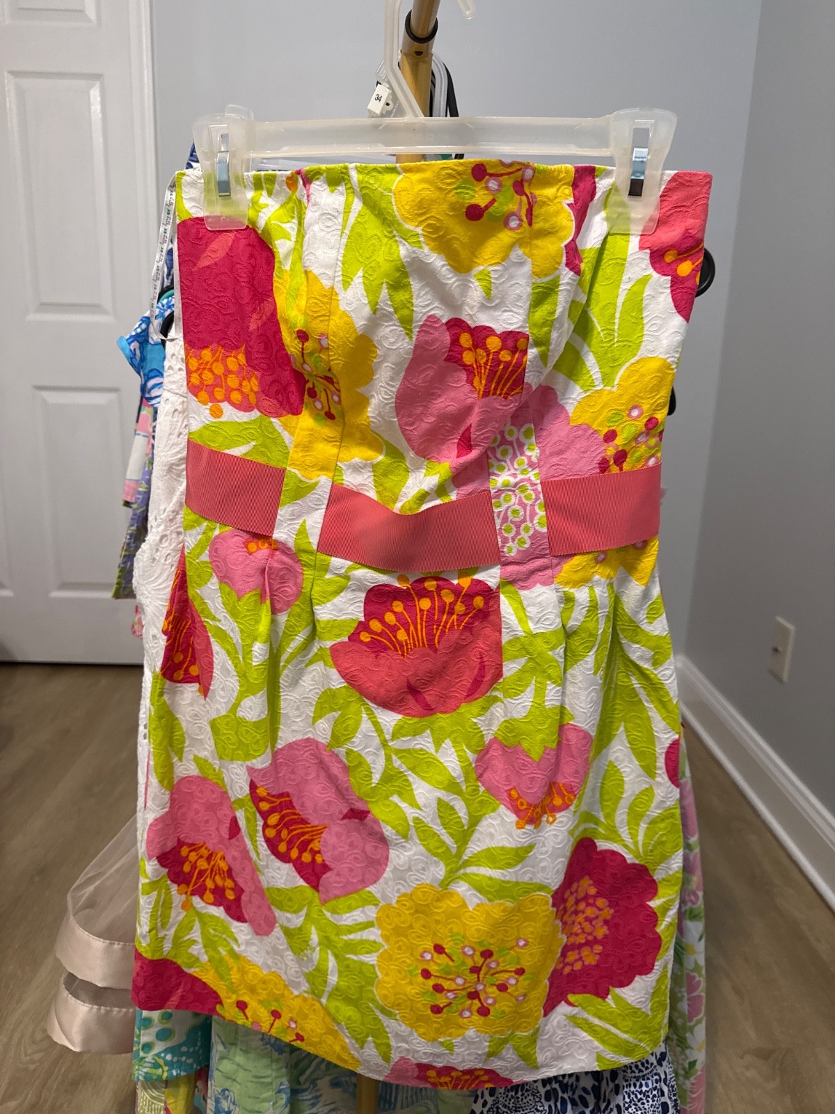 lilly pulitzer mini strapless sundress size 6
