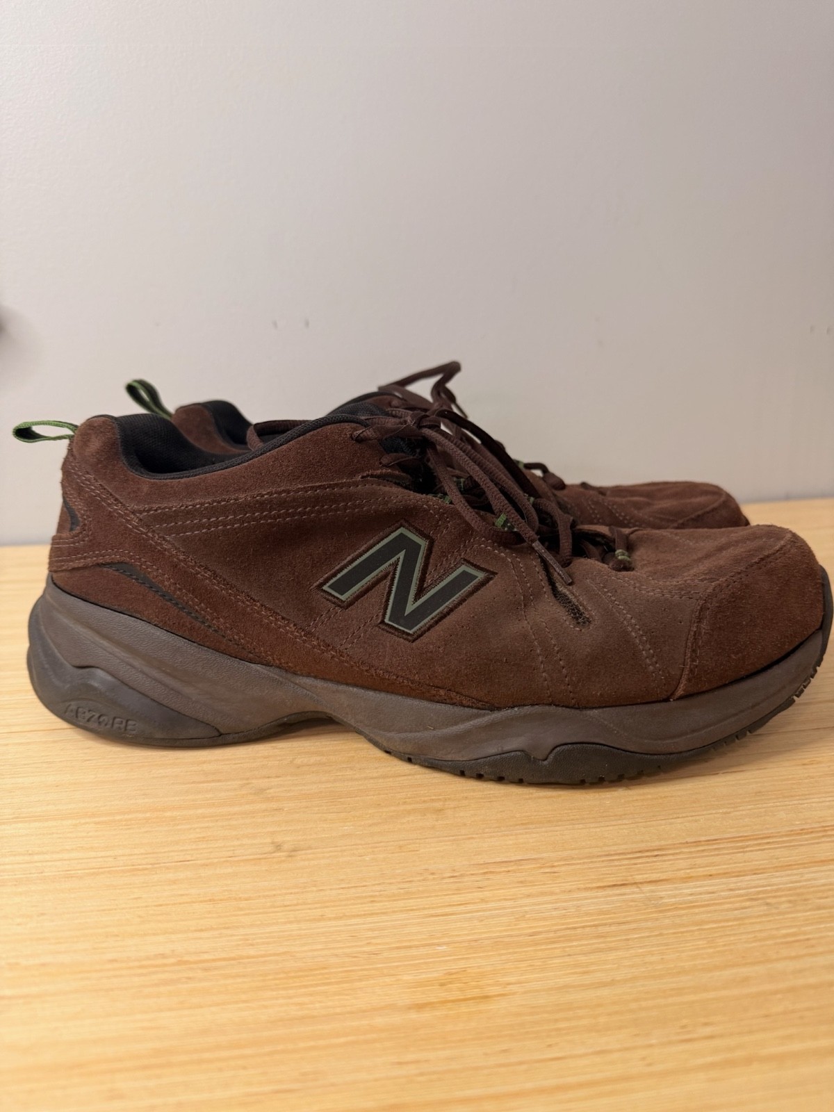 New Balance 608v4 Mens 13 4E Brown Suede Training Shoes MX608V4O ABZORB Sneaker