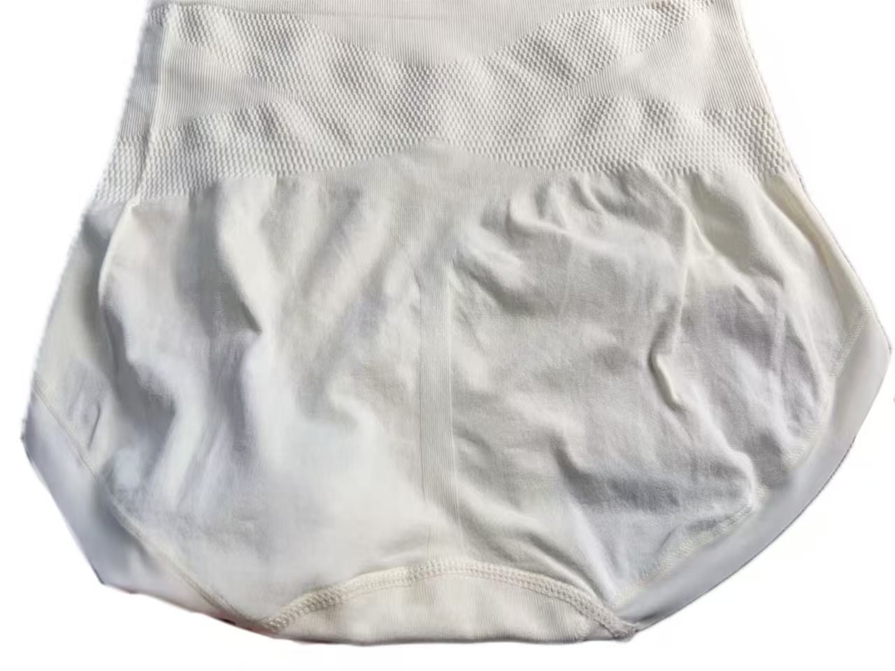 6pcs Plus Size Nylon High-Waisted Tummy Control Panties for Women 155-240 LB