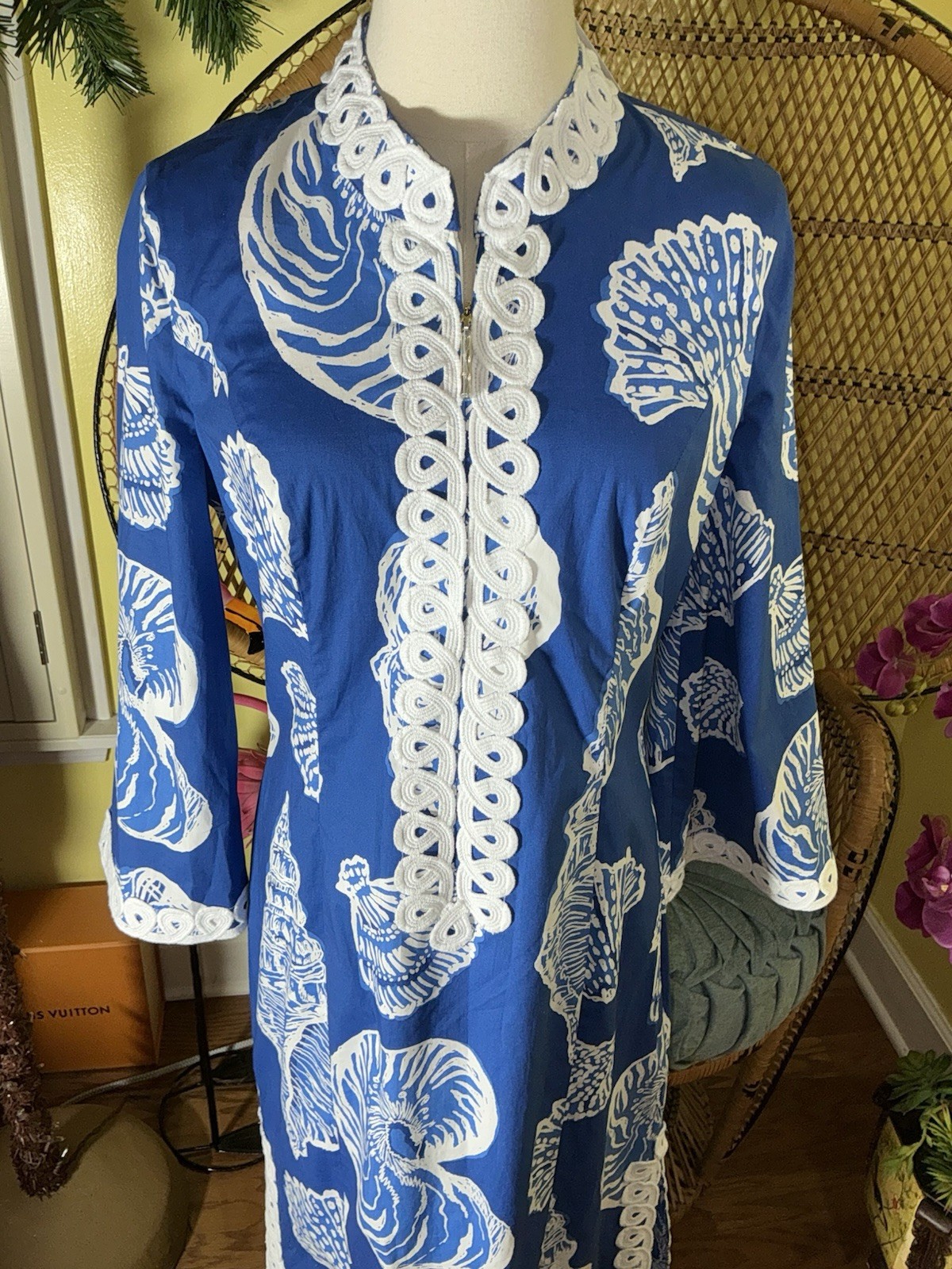 Lilly Pulitzer NWT Shealyn Stretch Maxi Caftan Shell Of A Good Time 🦄 Size 6,16