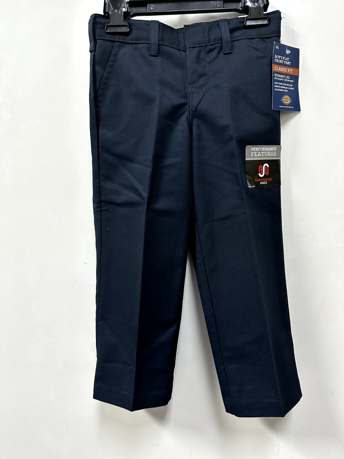 Dickies Classic Fit, Straight Leg, Boy’s Pants. Navy