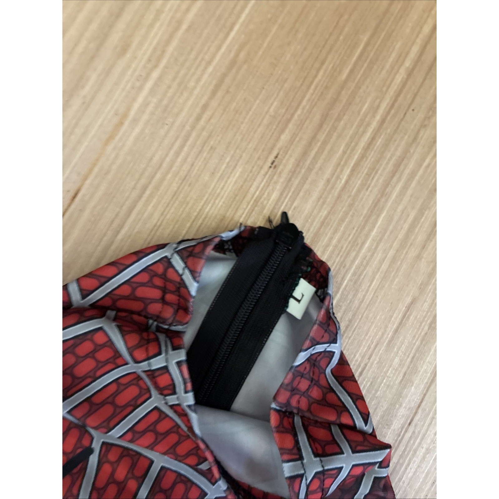 Spider-Man Size L Stretch Spandex Full Jumpsuit Adult/Kids Halloween Costume NEW