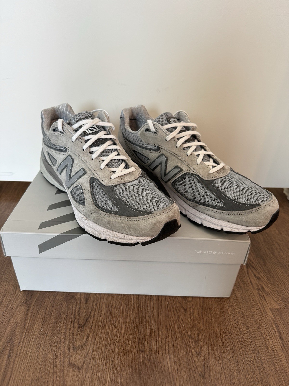 New Balance 990v4 Made In USA Mens Grey Size 15
