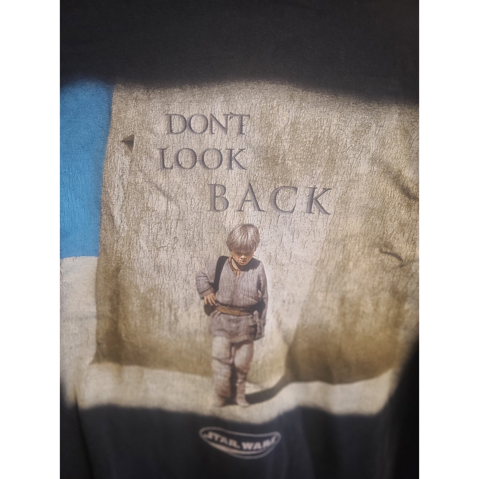 Vintage 1999 Star Wars Episode I Anakin Darth Vader Promo T-Shirt Large Black