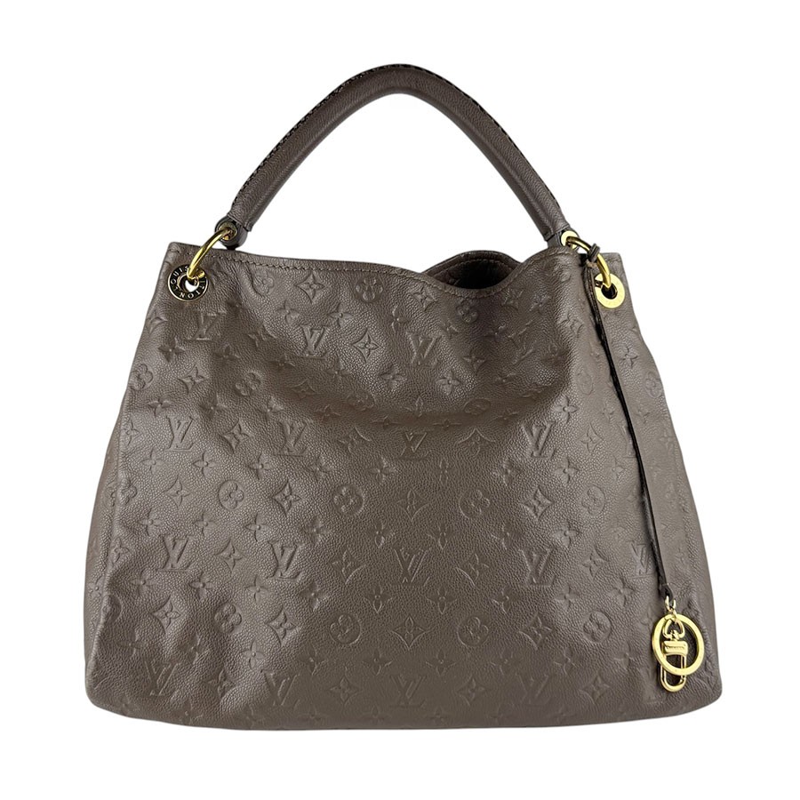 Auth LOUIS VUITTON Monogram Empreinte Artsy MM Shoulder Bag Brown M94171 – z9836