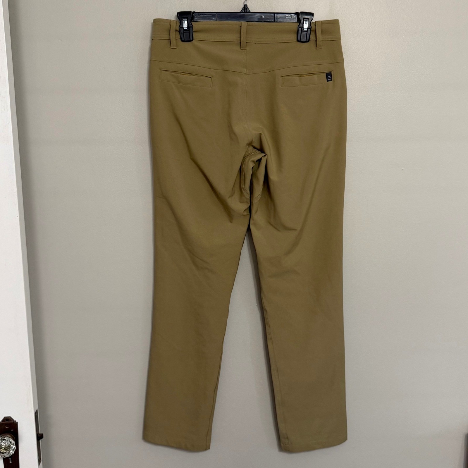 Free Fly Men 32×32 Beige Tech Performance Stretch Outdoor Pants *Read