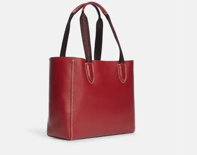 Coach Derby Tote, Oxblood Red, NWT, $350