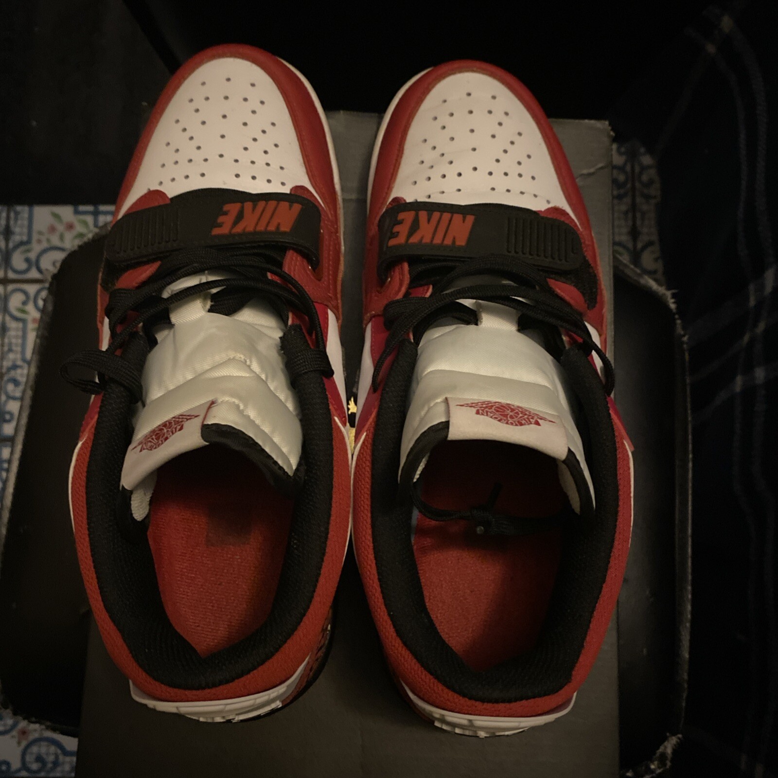 Size 10.5 – Jordan Legacy 312 Low Chicago Red