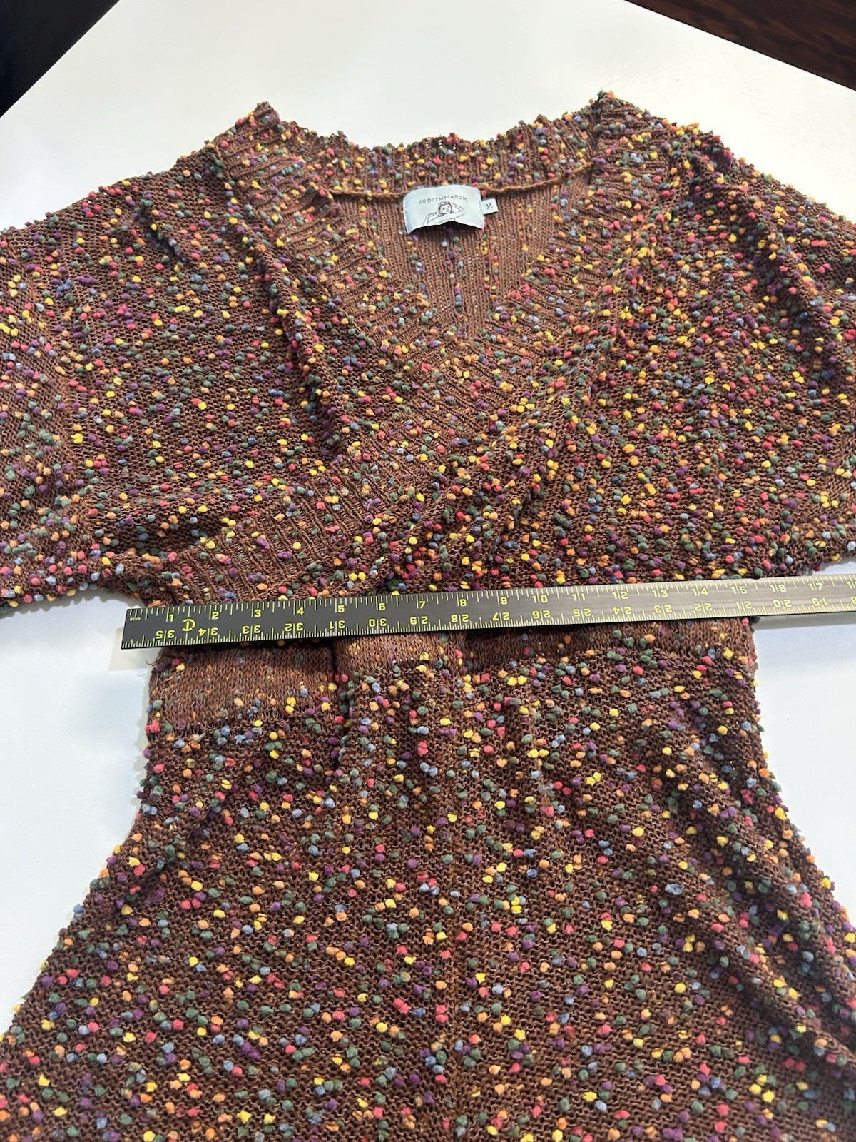 Judith March Brown Colorfull Romper Size M