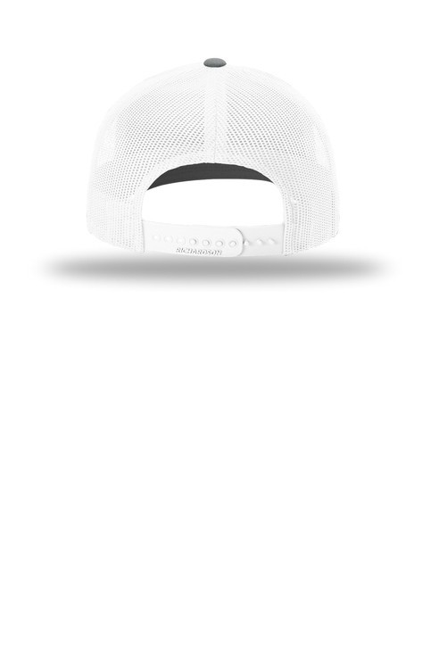 Richardson Trucker Cap Black/White/Heather Grey 112