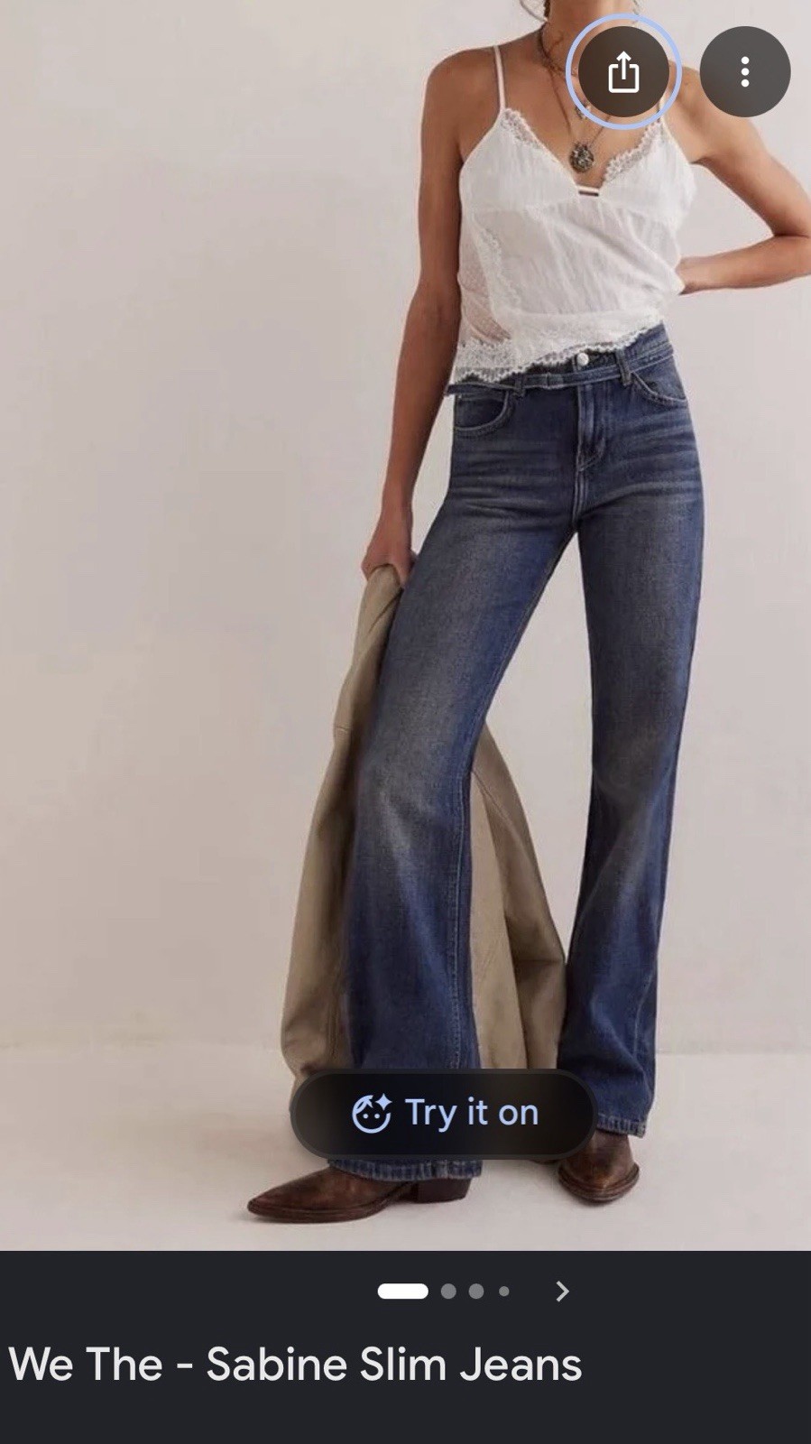 NWT – We The Free – Sabine Slim Jeans