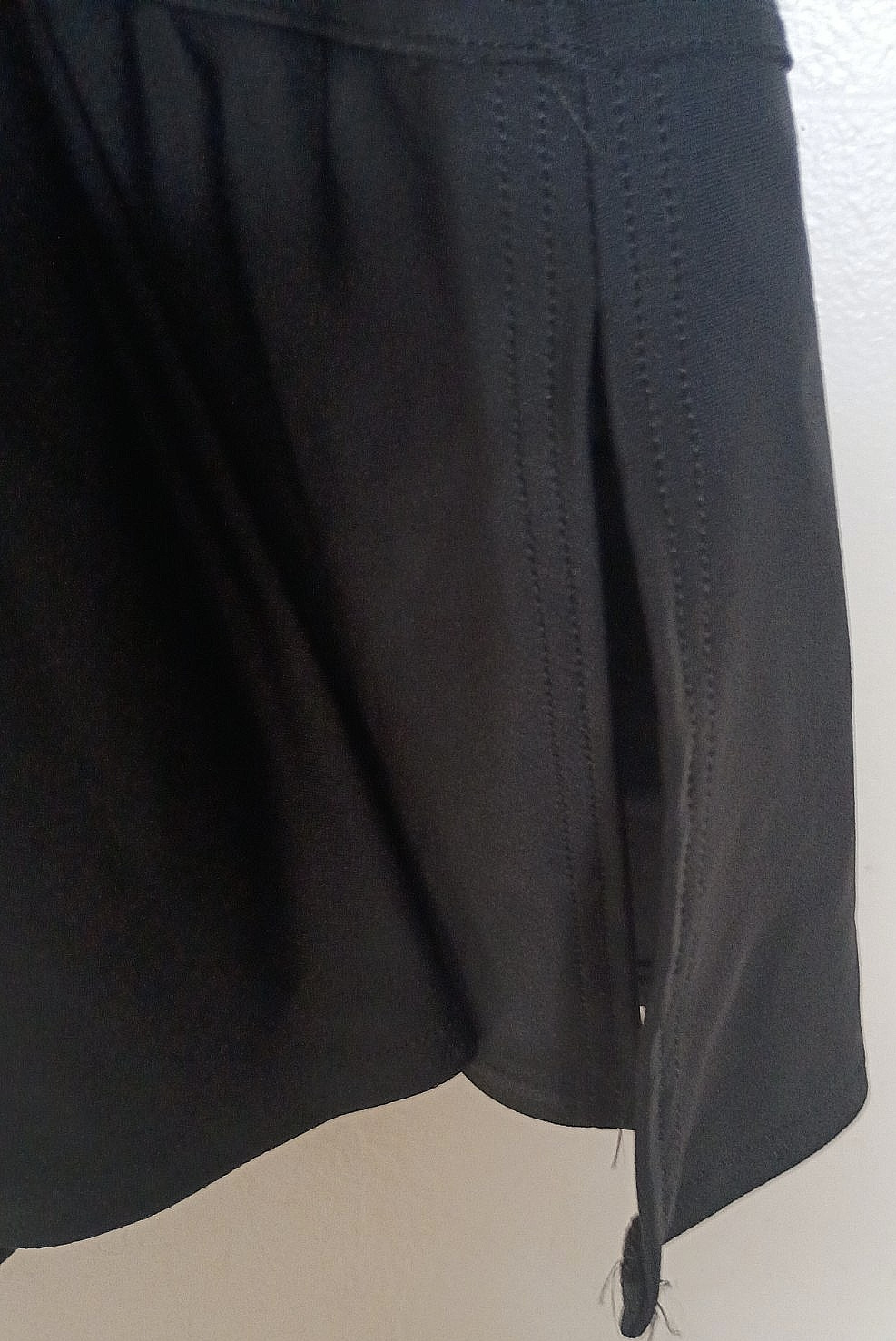 Christina 80% nylon, 20% spandex solid black skirted swimsuit Size 14