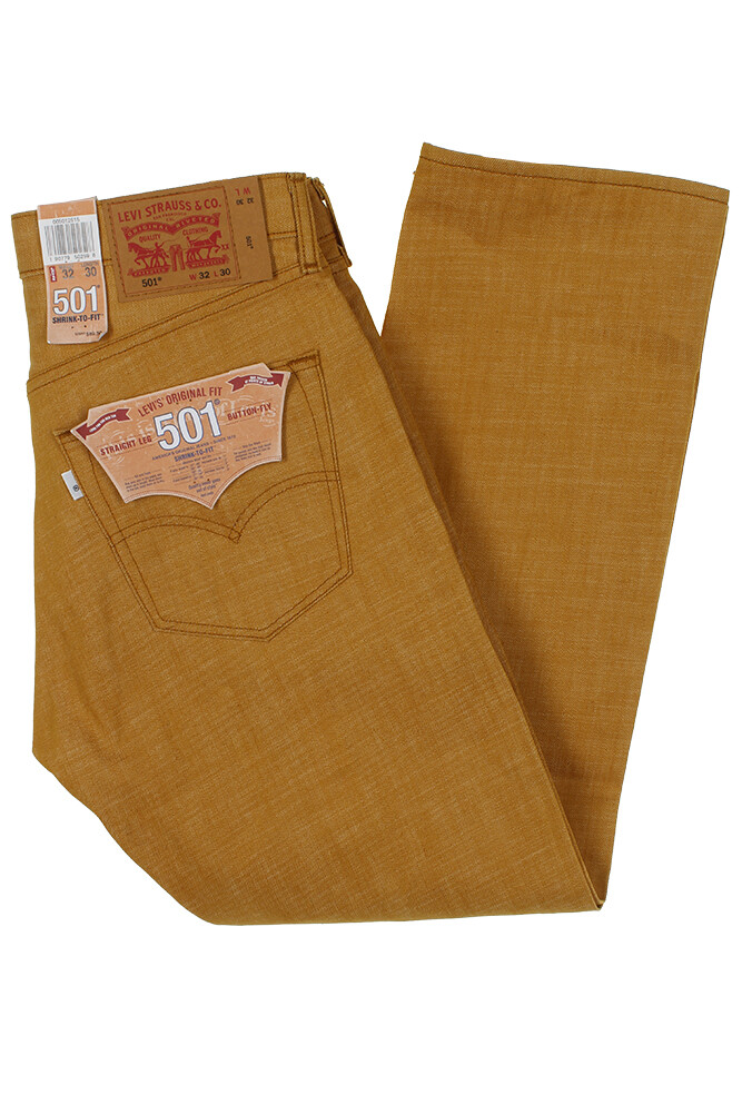 Levi’s Men’s 501 Denim Original Shrink to Fit Button Fly Jeans