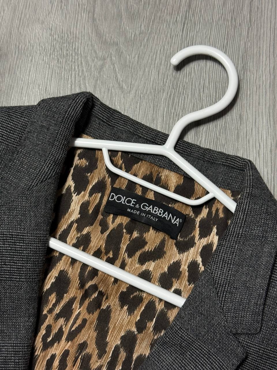 Dolce & Gabbana Leopard Print Lining Blazer size 40