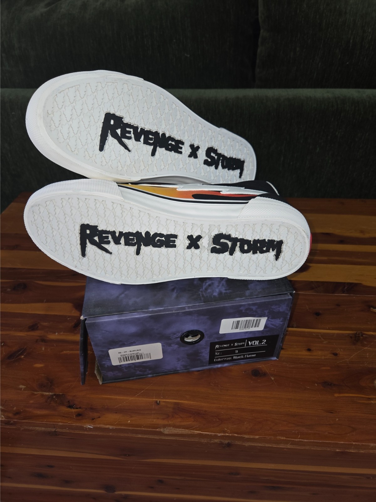 Revenge x Storm Vol. 2 Black Flame Men’s Size 9 BNIB Ian Connor