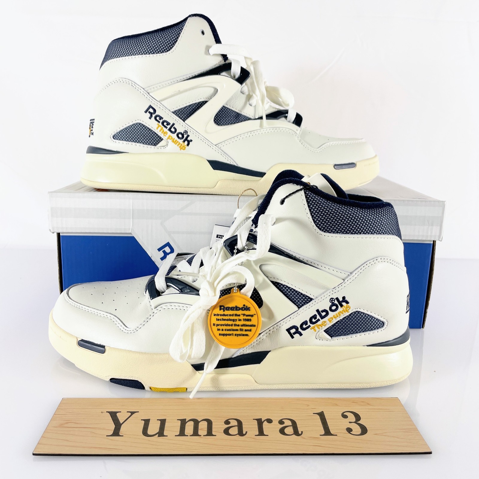 Reebok Pump Omni Zone 2 Chalk White Blue GY5301 Men’s Size