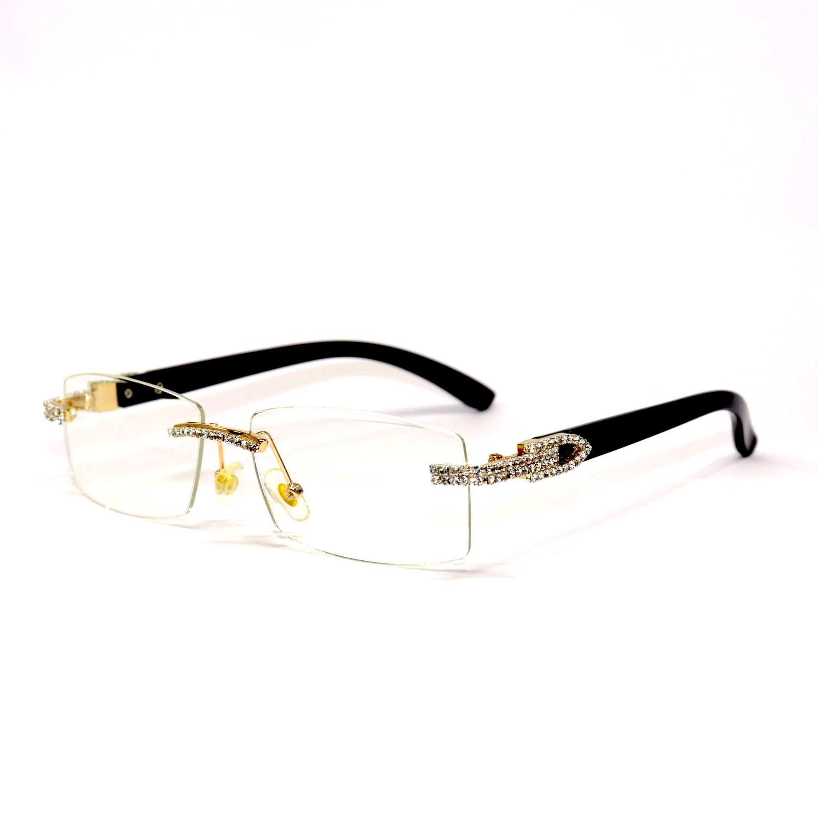 Diamond Sunglasses BUFF’S lens gold Retro Migos Buffs vintage Hip Hop rapper
