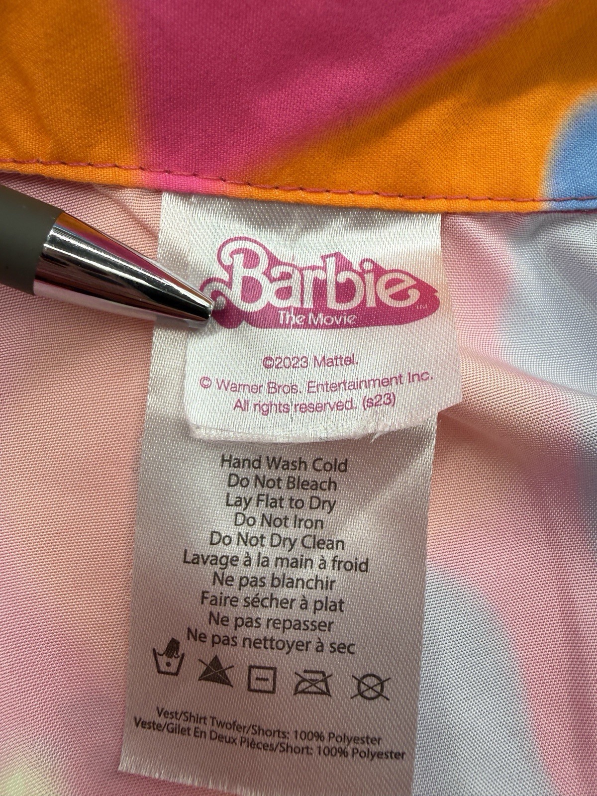 Barbie the Movie Ken & Barbie Halloween Costume Adult 38-40 Medium