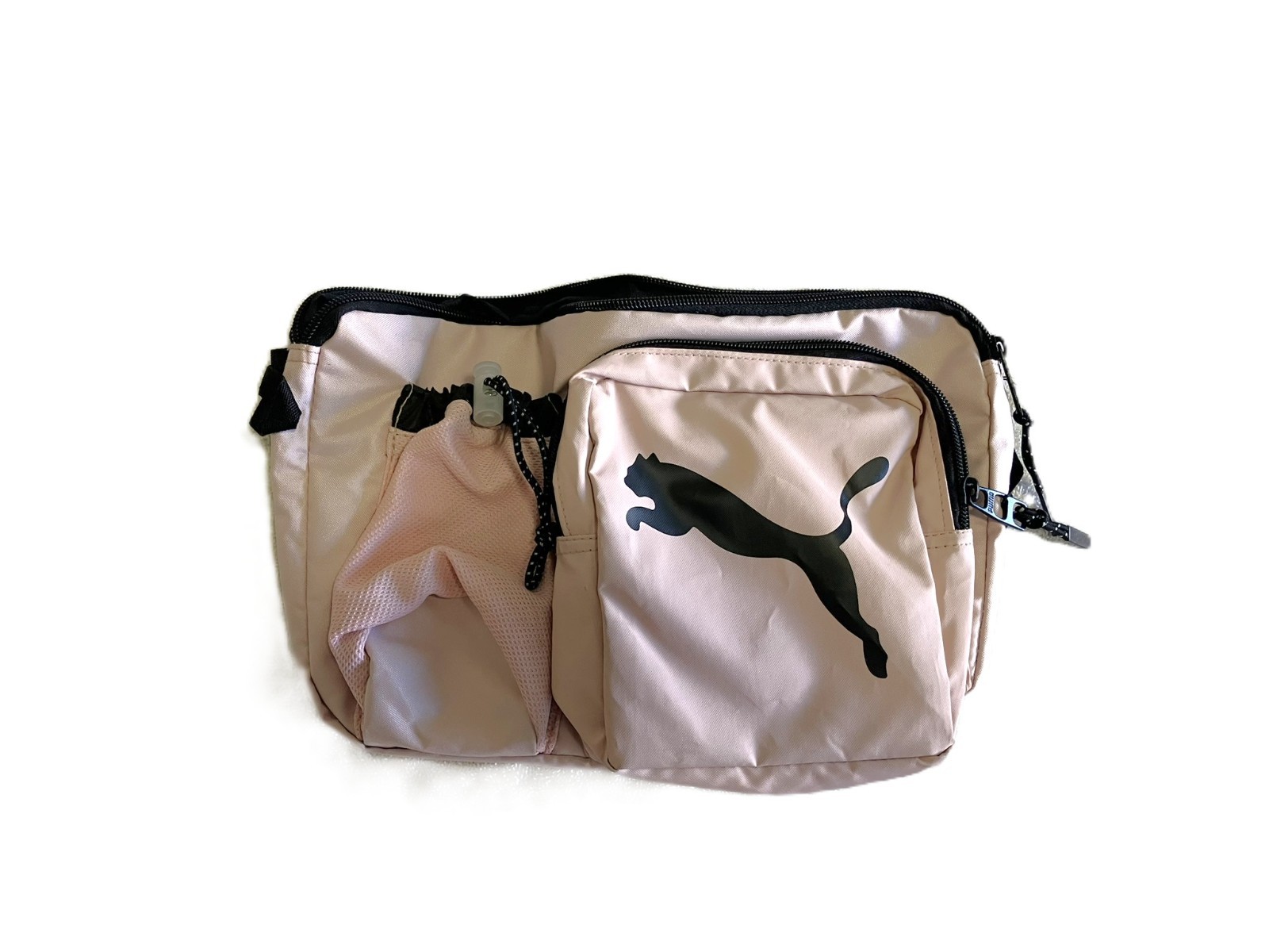 PUMA Unite Waistpack Belt Bag NWT Black/Pink One Size