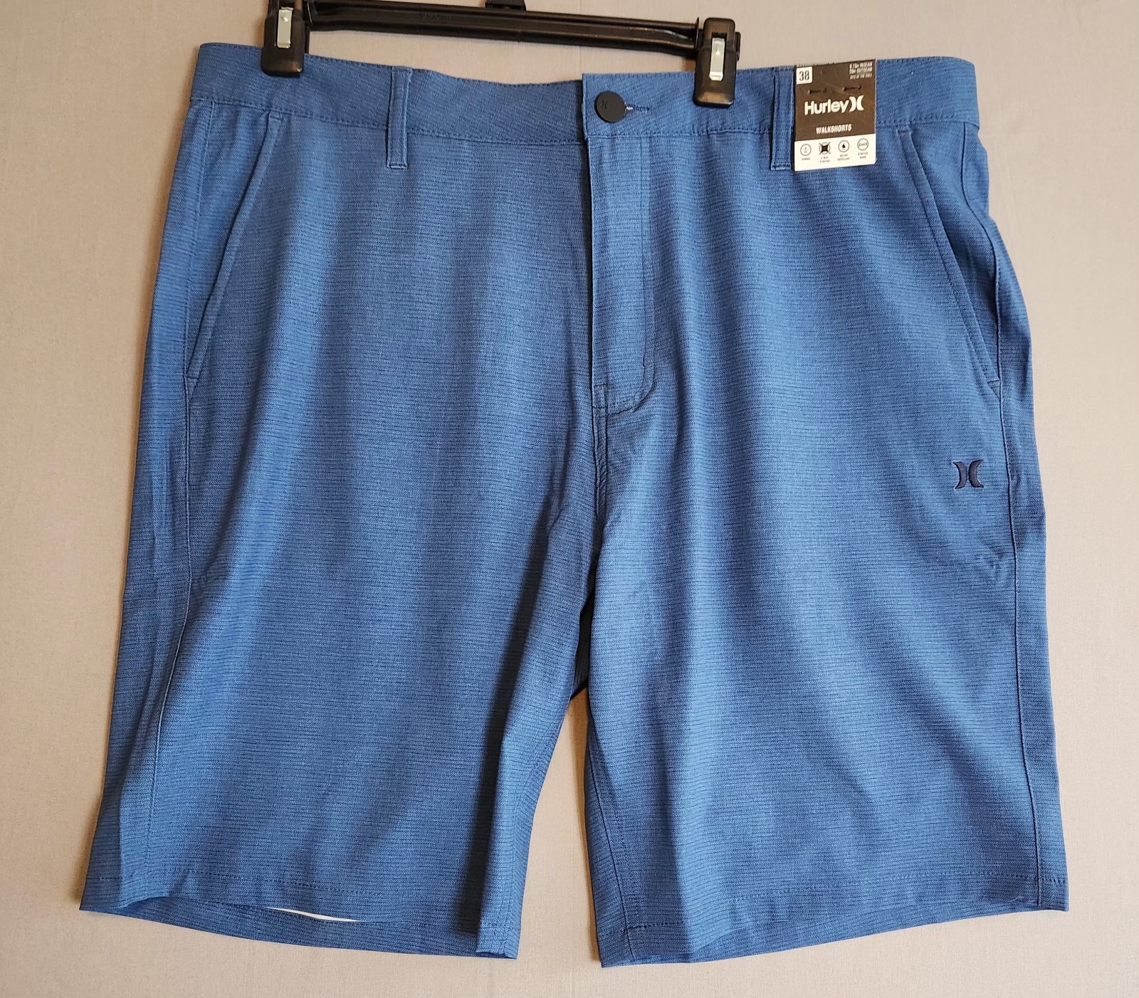 Hurley Hybrid Walk Shorts Men’s Size 38 Sea View Water Repellent Stretch NWT