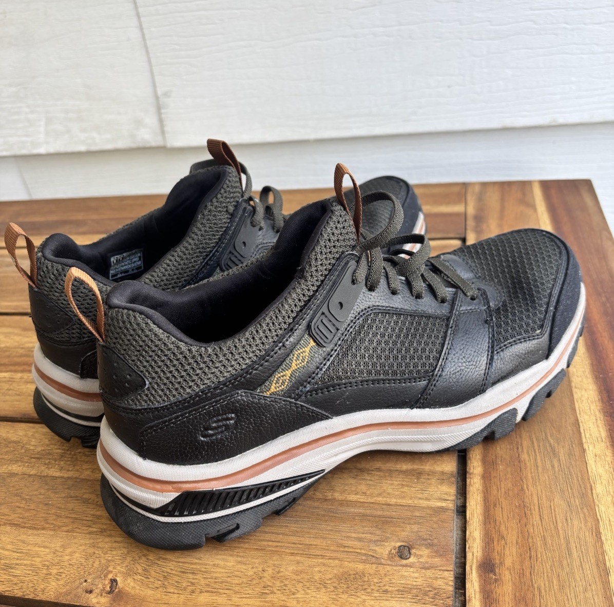 SKECHERS Men’s Trail Oxfords Hiking Shoe US 9