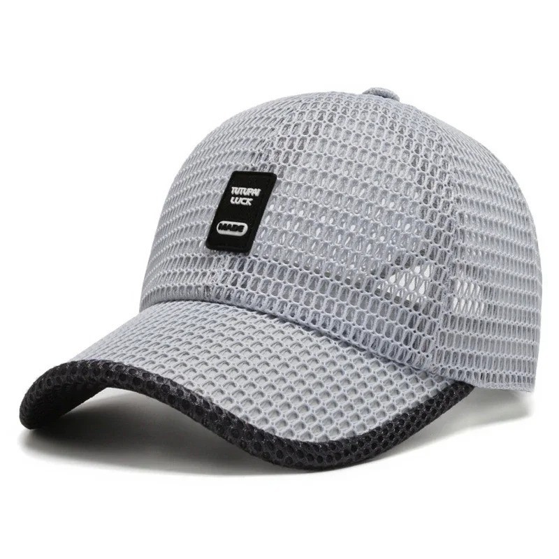 Men’s Breathable Mesh Baseball Cap Summer Outdoor Hat Trucker Cap Gym Fun Gift
